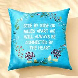 Typographic Print Corsica Silono Filled Cushion 16" x 16"-33