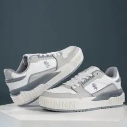 Men Knitted Lace-Fastening Sneakers with Round Toes-image-77