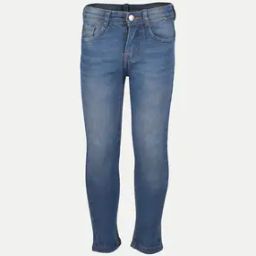Boys Mid-Wash Super Skinny Fit Jeans-image-4