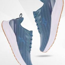 Men Knitted Running Shoes with Lace Fastening-3