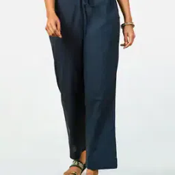 Non-Stretchable Relaxed Fit Pants-image-60