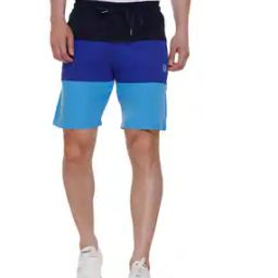 Men Colourblock Regular Fit Shorts-picture-14