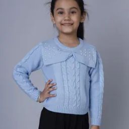 Embellished Round-Neck Sweatshirt-image-71