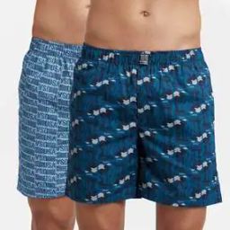 Pack of 2 Men Typographic Print Boxers-picture-15