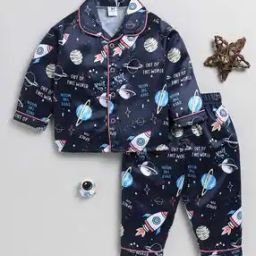 Graphic Print Lounge Pyjamas & Shirt Set-picture-35