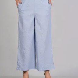 Women Printed Relaxed Fit Palazzos with Insert Pockets-image-61