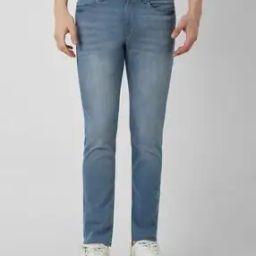 Men Skinny Fit Jeans with 5-Pocket Styling-image-23