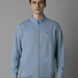 Men Zip-Front Regular Fit Sweatshirt-image-16