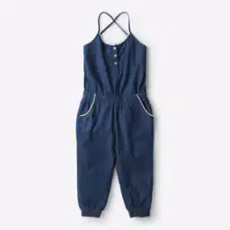 Strappy Henley-Neck Jumpsuit with Insert Pockets-image-30