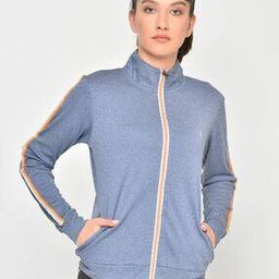 Colourblock Track Jacket with Insert Pockets-2