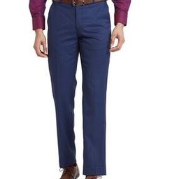 Men Flat-Front Flared Trousers-image-54