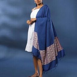 Handwoven Eri Silk Stole-image-16