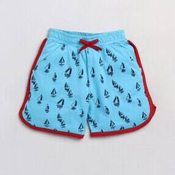 Printed Hot Pants with Drawstring Cord-picture-37