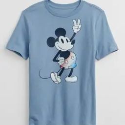 Mickey Mouse Print Relaxed Fit Round-Neck T-Shirt-7
