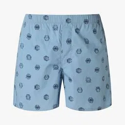 Men Marvel Print Cotton Boxers-image-81