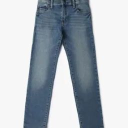 Boys Slim Fit Mid-Wash Jeans-picture-16