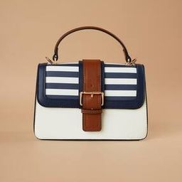 ginger by lifestyle Women PU Stripes Handbag-picture-48