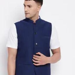 Textured Nehru jacket-49