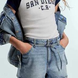 Girls Relaxed Fit Denim Shorts-picture-29