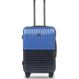 Striped Trolley Bag with Number Lock-image-76