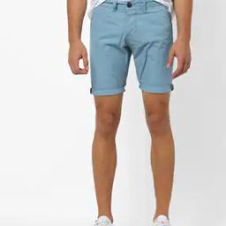 Mid-Rise Flat-Front Shorts-image-93