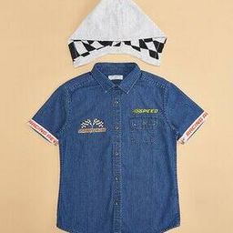Boys Graphic Regular Fit Shirt-image-78