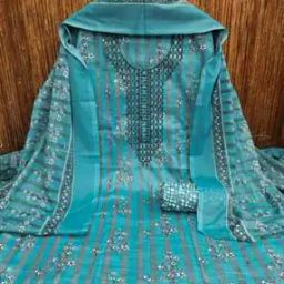 Women Floral Print Unstitched Dress Material-image-15