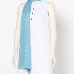 Printed Scarf with Tassels-image-78