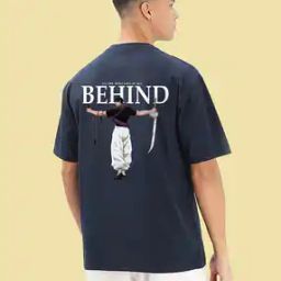 Men Graphic Print Oversized Fit T-Shirt-image-79