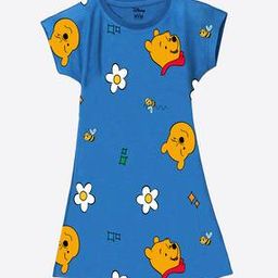 Girls Cartoon A-Line Dress with Round Neck-image-5