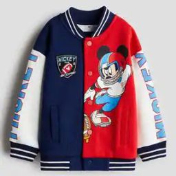 Boys Oversized Cartoon Printed Jacket-picture-32