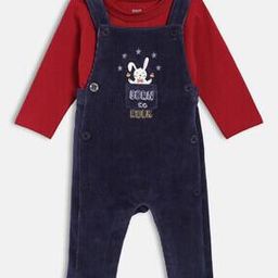 Graphic Print Dungaree with T-Shirt-picture-29