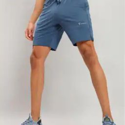 Men Slim Fit Shorts with Elasticated Waist-picture-31