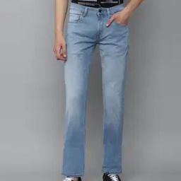 Lightly Washed Slim Fit Jeans-image-16