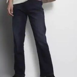 Lightly Washed Bootcut Jeans-image-39