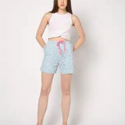 Women Graphic Print Regular Fit Shorts-image-80