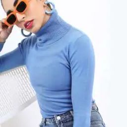 Turtleneck Slim Fit Pullover-image-82