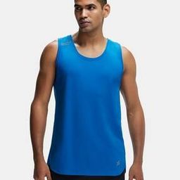 MV06 Super Combed Cotton Blend Low Neck Tank Top with Breathable Mesh and Stay Fresh Treatment-image-32