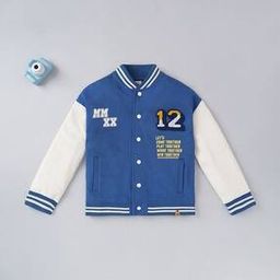Sustainable Varsity Terry Embroidered Jacket-image-93