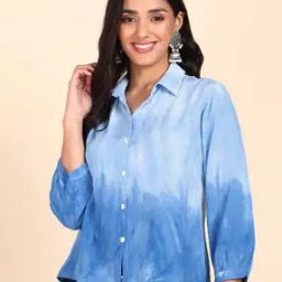 Women Regular Fit Tie & Dye Shirt-image-81