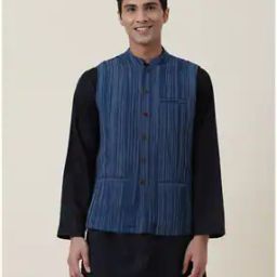 Striped Nehru Jacket-34