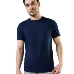 Men Round-Neck T-Shirt with Short Sleeves-picture-11