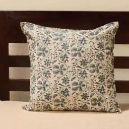 fabindia Printed Square Cushion Cover 16"x 16"-picture-38