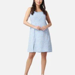 Floral Print Fit and Flare Dress-image-15