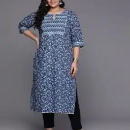 Women Floral Print Straight Kurta-image-28