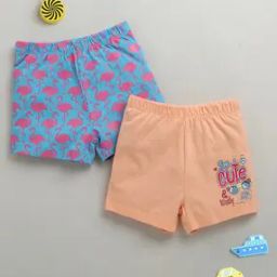 Girls Animal Print Shorts with Elasticated Waist-picture-18
