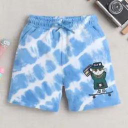 Boys Tie And Dye Regular Fit Shorts-picture-32