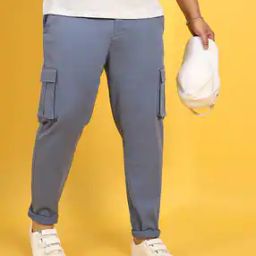 Straight Fit Flat-Front Cargo Pants-image-11
