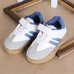 Boys Round-Toe Sneakers with Velcro Fastening  -picture-6
