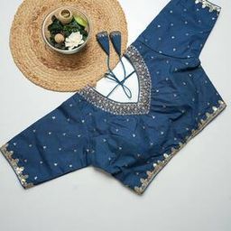 Women Embroidered Back-Open Blouse-picture-33